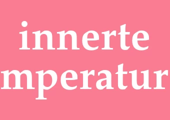 Synonym innertemperatur