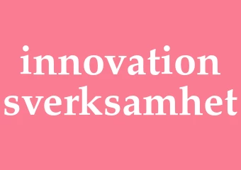 Synonym innovationsverksamhet