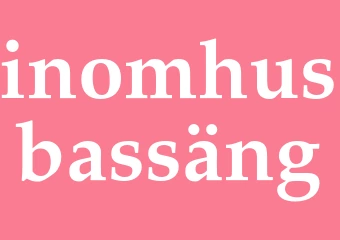 Synonym inomhusbassäng
