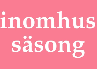 Synonym inomhussäsong