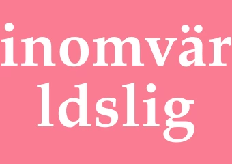 Synonym inomvärldslig
