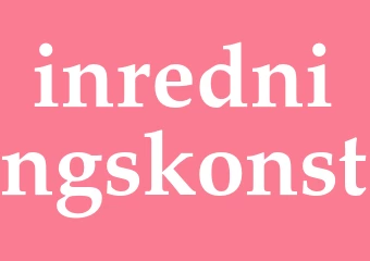 Synonym inredningskonst