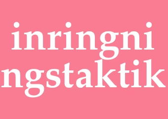 Synonym inringningstaktik