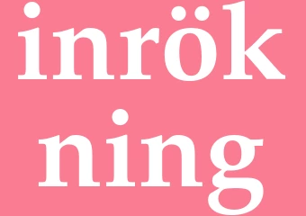 Synonym inrökning