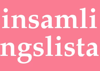 Synonym insamlingslista