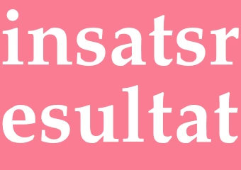 Synonym insatsresultat