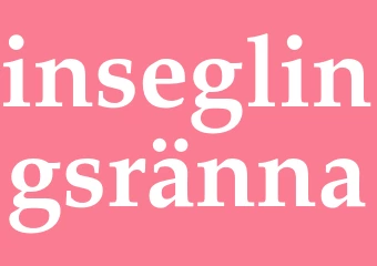 Synonym inseglingsränna