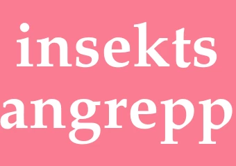Synonym insektsangrepp