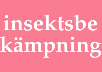Synonym insektsbekämpning