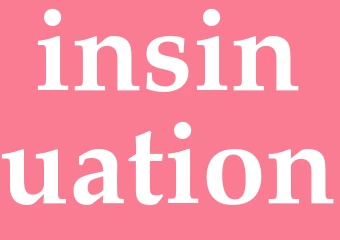 Synonym insinuation