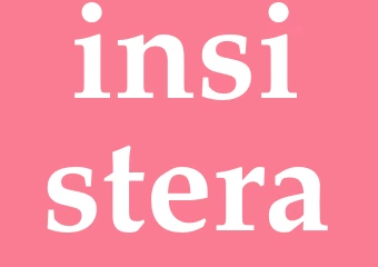 Synonym insistera