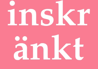 Synonym inskränkt