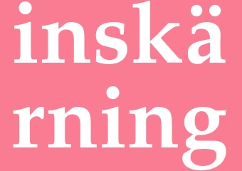 Synonym inskärning