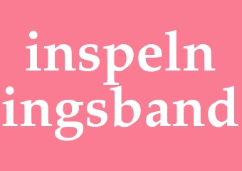 Synonym inspelningsband
