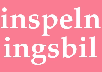 Synonym inspelningsbil