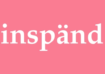 Synonym inspänd