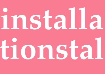 Synonym installationstal