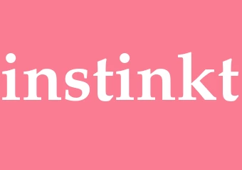 Synonym instinkt