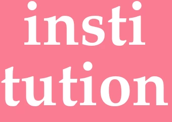 Synonym institution