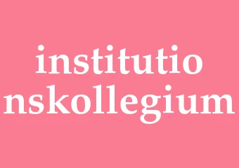Synonym institutionskollegium