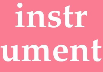 Synonym instrument