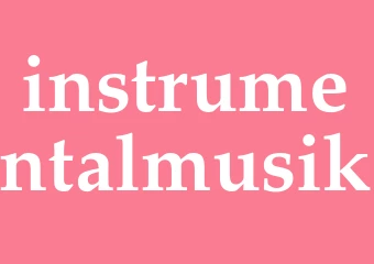 Synonym instrumentalmusik