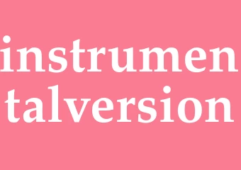 Synonym instrumentalversion
