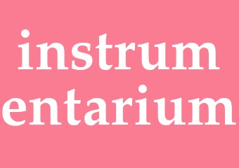 Synonym instrumentarium
