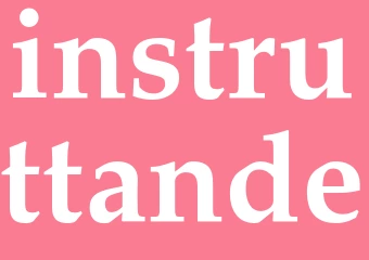 Synonym instruttande