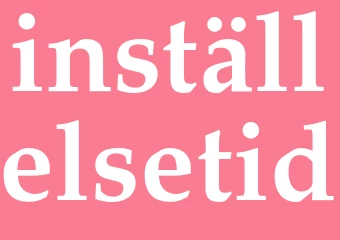 Synonym inställelsetid