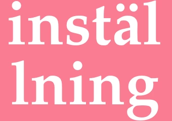 Synonym inställning