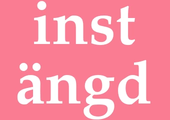 Synonym instängd