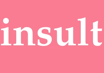 Synonym insult