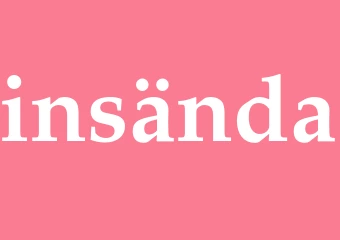 Synonym insända