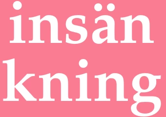 Synonym insänkning
