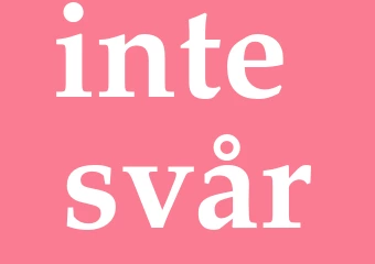 Synonym inte svår