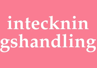 Synonym inteckningshandling