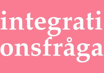 Synonym integrationsfråga