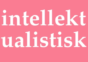 Synonym intellektualistisk