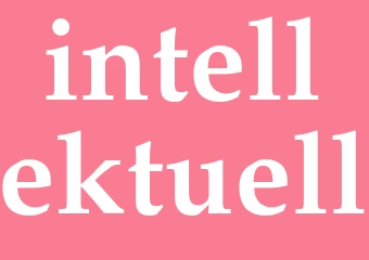 Synonym intellektuell
