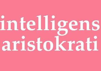 Synonym intelligensaristokrati