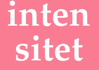 Synonym intensitet