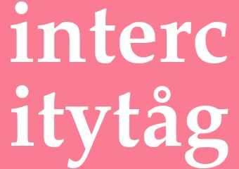 Synonym intercitytåg