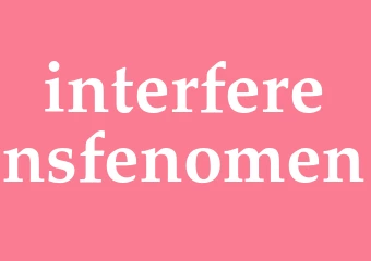 Synonym interferensfenomen