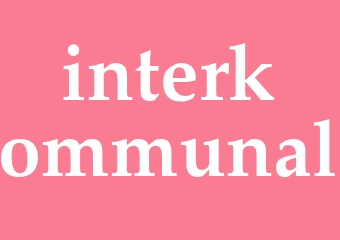 Synonym interkommunal