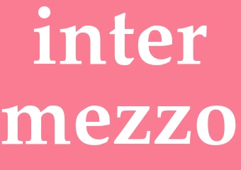 Synonym intermezzo