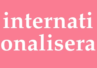 Synonym internationalisera