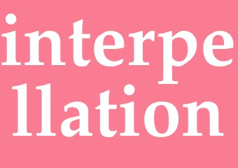 Synonym interpellation