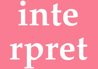 Synonym interpret