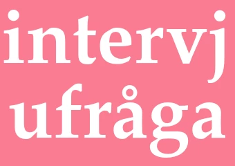 Synonym intervjufråga
